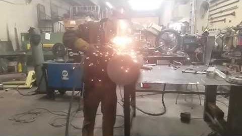 Welding Sparks - Slow Motion