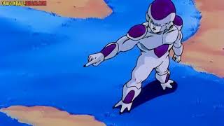 Vegueta asusta a freezer con la llegada de Gku el legendario súper sayayin #dragón_ball_z 1080p