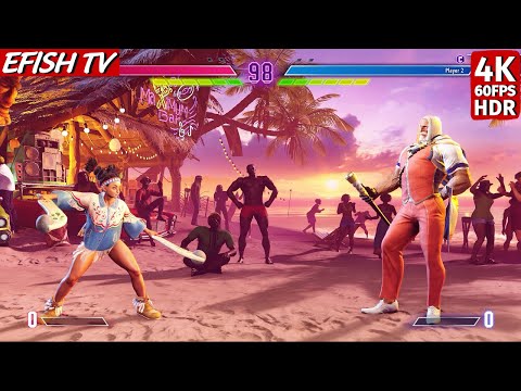 Lily vs JP (Hardest AI) - Street Fighter 6 | 4K 60FPS HDR