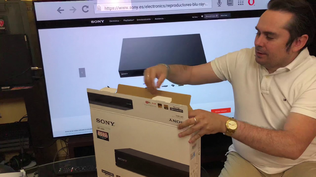 UNBOXING Sony UBP-X800 reproductor Blu-ray 4K HDR - YouTube