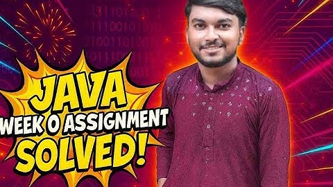 Programming in Java – Week 0 Assignment | NPTEL 2025 | Full Solution