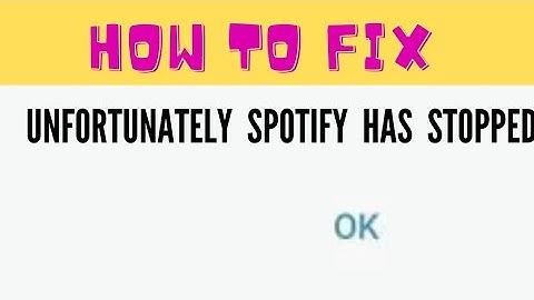 How To Fix Unfortunately Spotify Has Stopped Error in Android & Ios Mobile Phone || FING 24