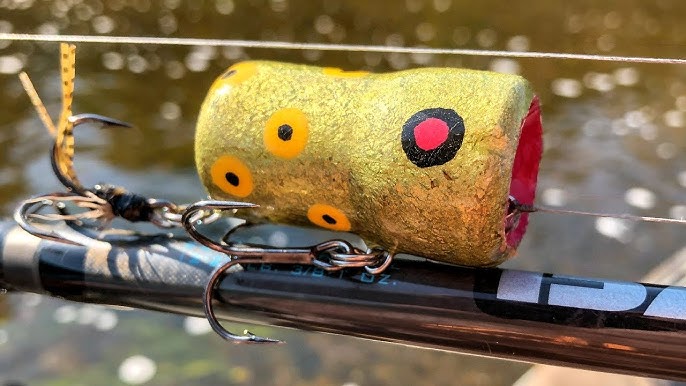 New Top Water Frog Lure, the Peeper Frog! Catching Bass! 
