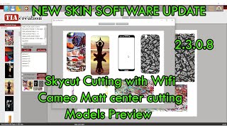 TIA Creation New Software Update | Skycut Connect with WIFI | Cutting Preview | Cameo Center Cut Mat screenshot 5