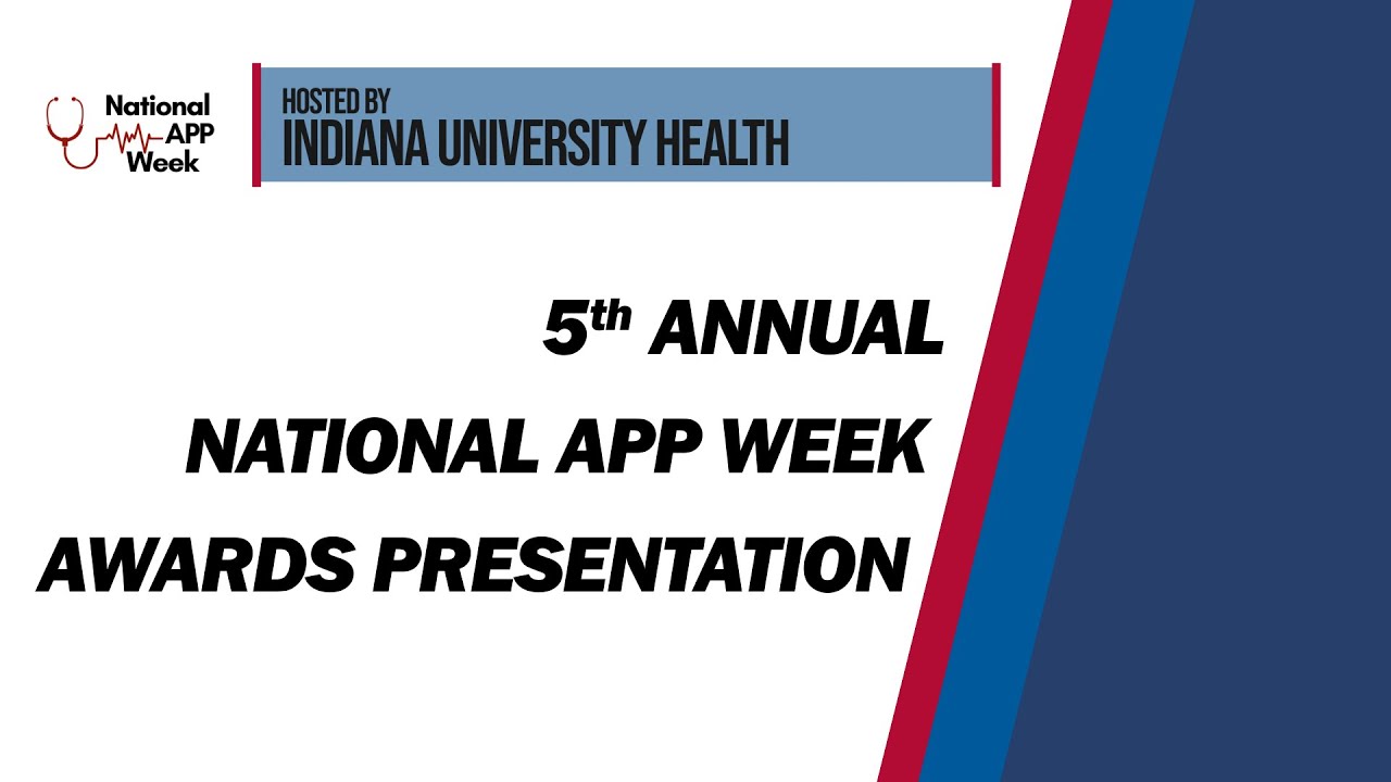 App Week Color 2025 National APP Week Awards Presentation - YouTube
