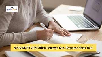 AP EAMCET (EAPCET) 2021 Official Answer Key, Response Sheet Date