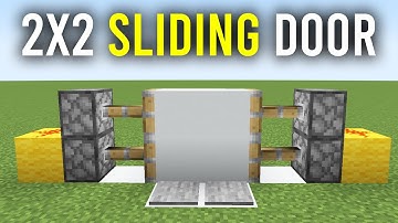 How To Make 2x2 Piston Door In Minecraft - Full Guide