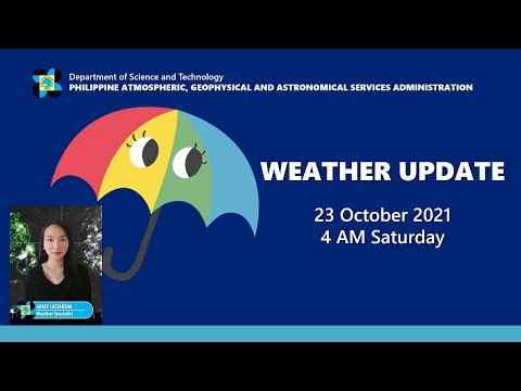 Public Weather Forecast Issued at 4:00 AM October 23, 2021