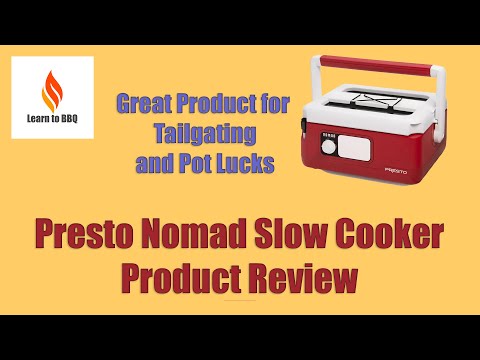 Presto Nomad Travel Slow Cooker - Portable Crock-pot