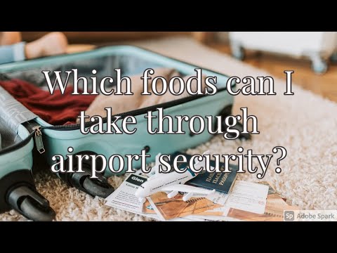 Video: Is It Possible To Take Food On The Plane In Hand Luggage?