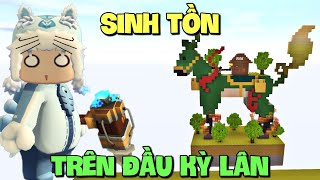Thử thách sinh tồn trên đầu Kỳ Lân Lv2 trong Mini World | Meowpeo screenshot 5