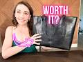 Leather Tote Bag Review | Large Capacity Work Tote for Women