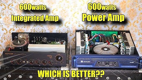 Integrated Amp VS Power Amplifier | Kevler Amplifiers