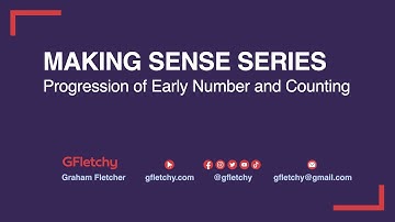 Progression of Early Number and Counting