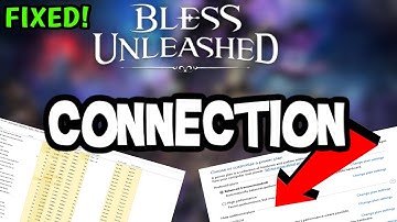 How To LOWER PING & Fix Server/Connection in Bless Unleashed