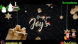 Feliz  Navidad _Christmas carol _Whatsapp  status video - hdvideostatus.com