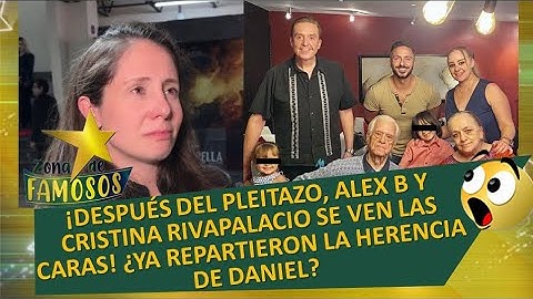 ¿SE REPARTEN LA HERENCIA DE DANIEL BISOGNO? ALEX B Y CRISTINA RIVA PALACIO CARA A CARA, ASÍ PASÓ...