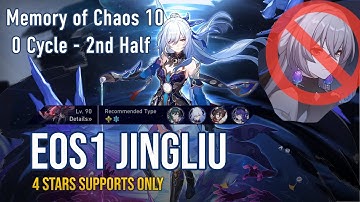 E0S1 Jingliu 0 Cycle True Sting  - Only 4 Stars Supports - MoC 10 1.4