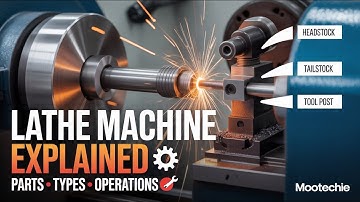 Lathe Machine Explained | Parts, Types & Operations in Workshop Technology | Mootechie
