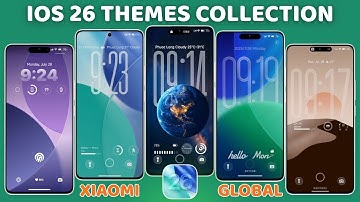 iOS 26 Themes Collection - Top 10 iOS Theme Style For Xiaomi Global