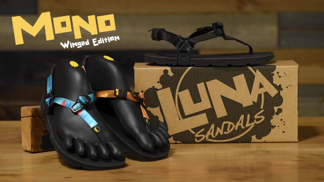 Mono Winged Edition - Black | LUNA Sandals