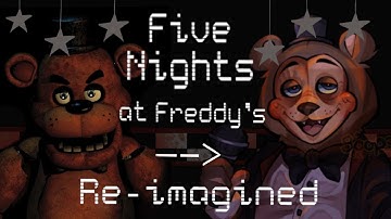Five Nights At Freddy’s REDESIGN/RE-IMAGINED Pt. 1 || Commentary and Speedpaint