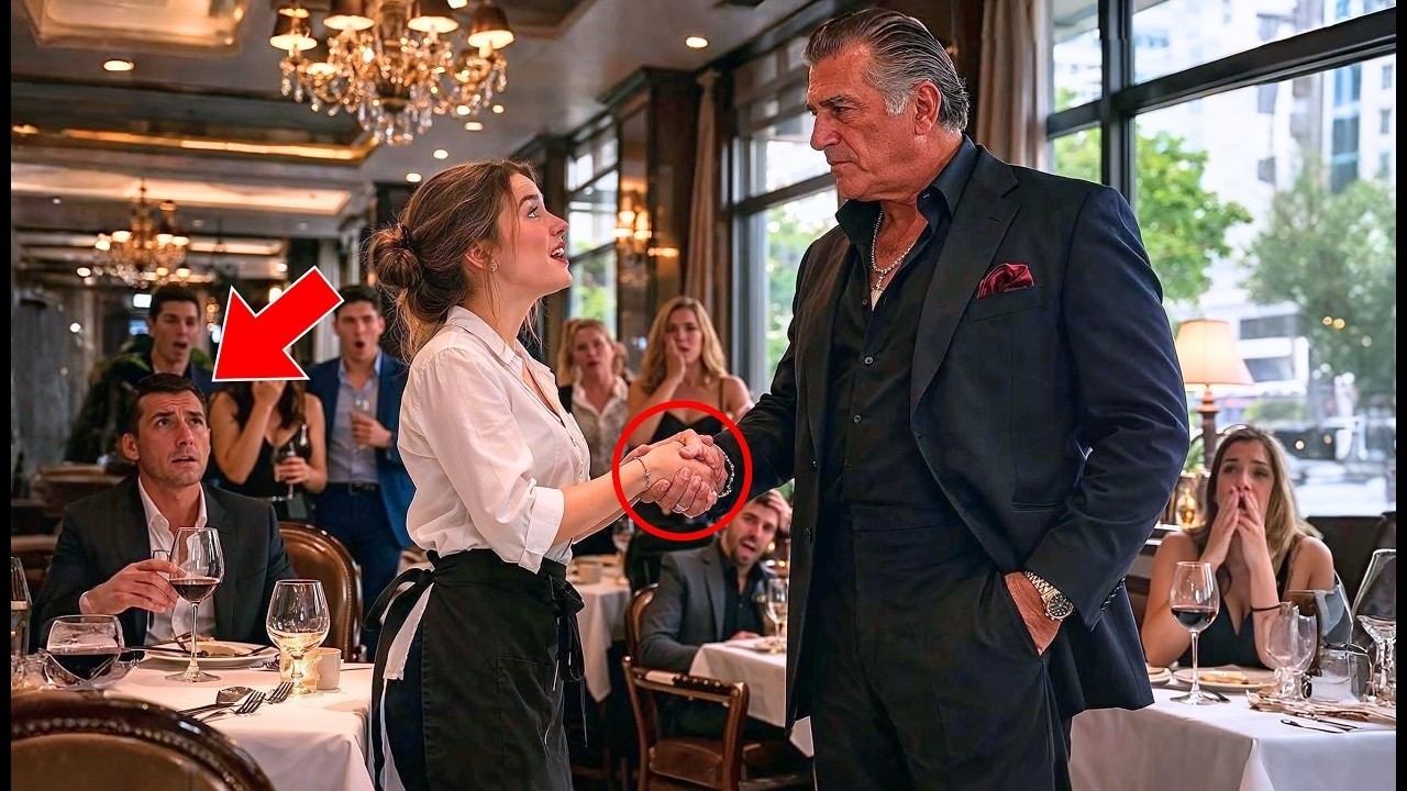 Camarera tímida saluda en siciliano al padre de un jefe mafioso — todo el restaurante calla