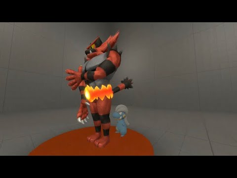 SFM Incineroar farts on Bagon! Animation #20