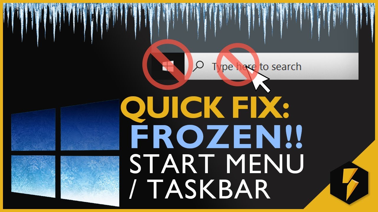 Quick Fix Frozen Start Button Taskbar Menu On Windows 10 YouTube quick-fix-frozen-start-button-taskbar-menu-on-windows-10-youtube