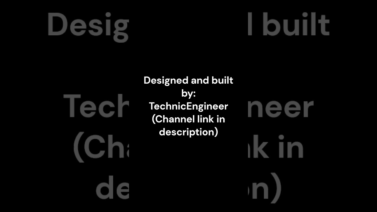 Lego BattleBot: Lawnmower (Overhead horizontal spinner showcase)