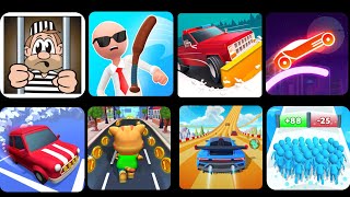 🚗 Drive, Run, Escape! | Top 8 Gameplays - Cat Runner, Prison Pin & More screenshot 1