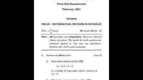 BPHE - 104, PHE - 4, 5  DECEMBER 2020 QUESTION PAPER
