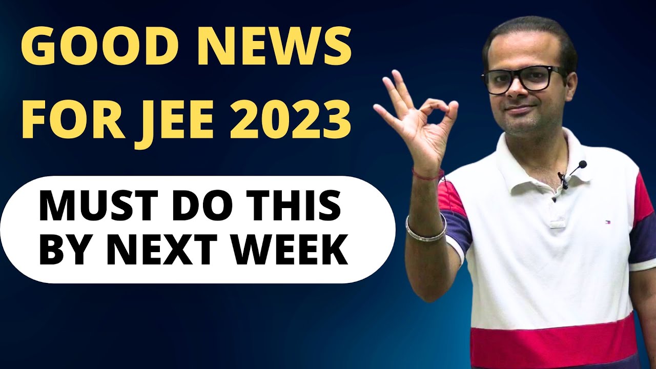 Good News for JEE 2023 Aspirants | Official Update - YouTube