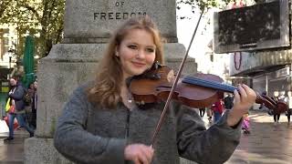 WHAT MAKES YOU BEAUTIFUL- ONE DIRECTION - Lively Violin Cover by Talia RECINE