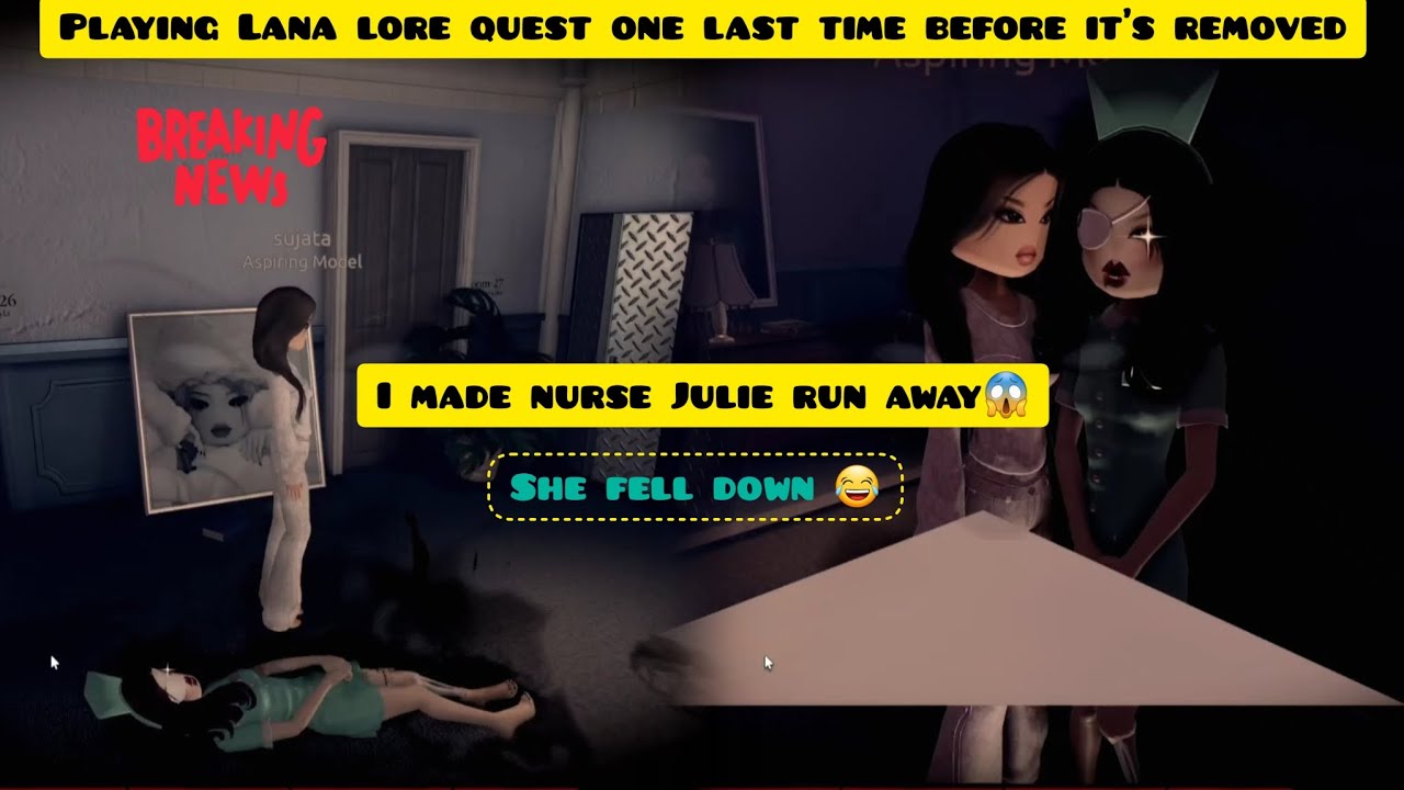 Playing LANA LORE Quest ONE LAST TIME Before it's REMOVED | 😱Creepy ...