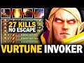 Vurtune Invoker NO ESCAPE COMBO With Rod Of Atos Build - Epic COMEBACK Game | Dota 2 Invoker