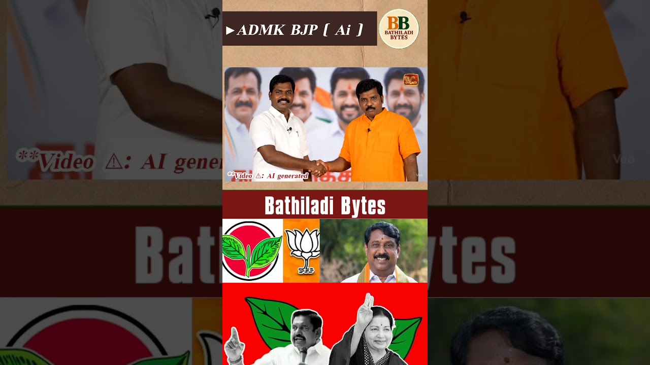 AIADMK-BJP Alliance Marks the Fall of DMK! 💯🪷🌱🤟 