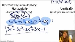 Algebra 2 Multiplying Polynomials