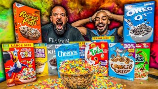تحدي ١٥،٠٠٠ سعرة كورن فليكس 🥣 Cereal Challenge 15,000 Calories