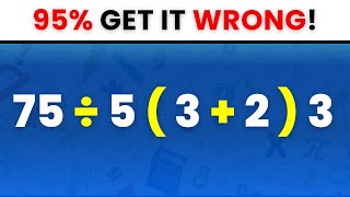 Famous 95% Get This Simple Math Question WRONG! Can You Solve It 🤯 Net Worth