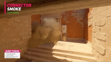CS2 Anubis - Connector Smoke [Fast - T-spawn]