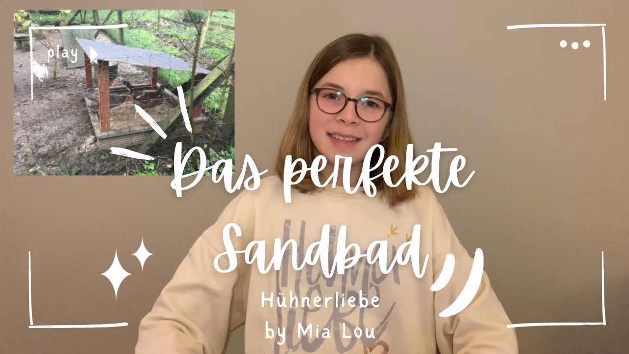 Huhner Sandbad Selber Machen