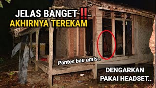 CANTIK PEMBERANI‼️NEKAD TINGGAL DI RUMAH HANTU SUARA KUNTILANAK DI HUTAN ANGKER