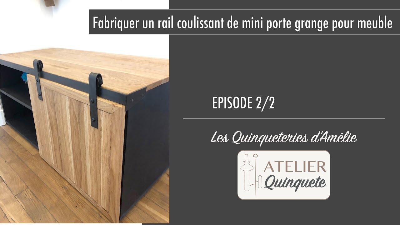 Rail 3 voies pour portes de placard sur-mesure SIFISA 