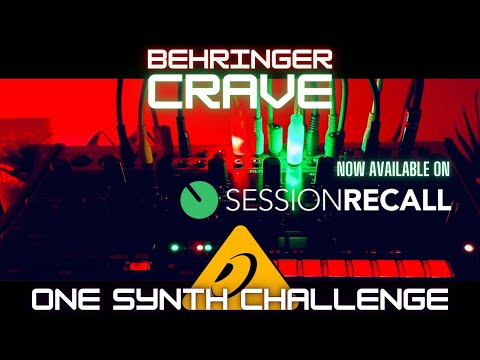 A Goa/Psytrance track made with only Behringer CRAVE patches [One Synth Challenge] (Sound Demo)