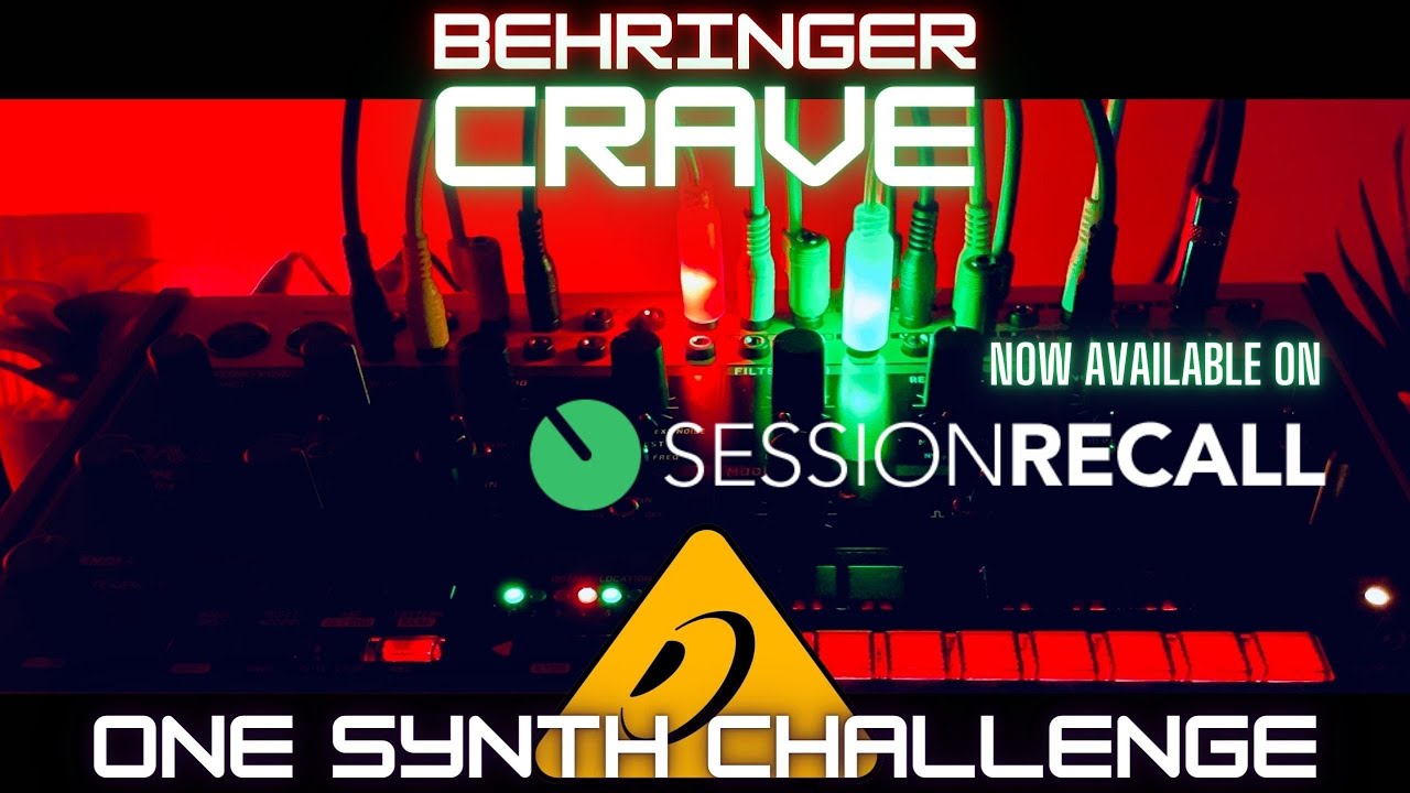 A Goa/Psytrance track made with only Behringer CRAVE patches [One Synth Challenge] (Sound Demo)