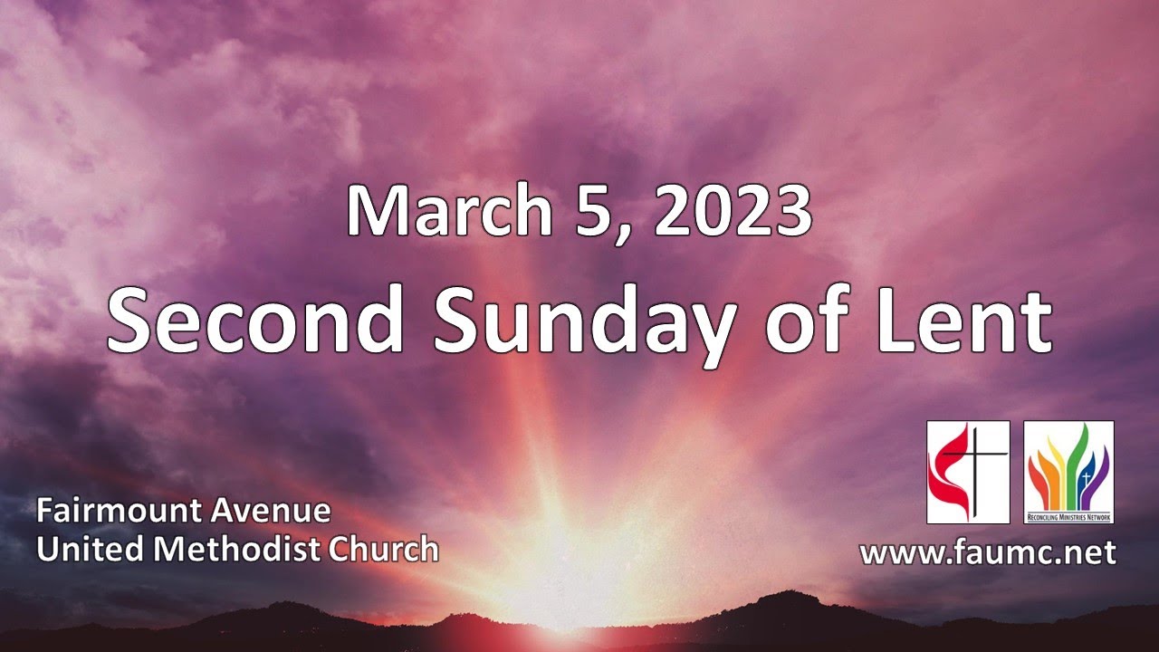 Fairmount Avenue United Methodist Church, Streaming Worship, March 5