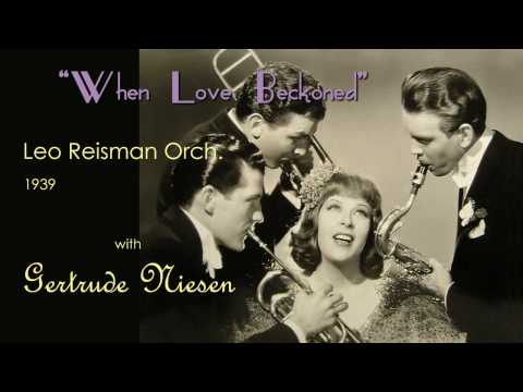 1939, Leo Reisman Orch. Gertrude Niesen, 78rpm Fox Trot, Swing Band