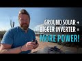 Solar Upgrade - Adding a 200W Ground Deploy and 2000w Inverter to our Airstream