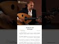 صباعك الصغير ضعيف علي العود هنا التمرين الخاص به عود 